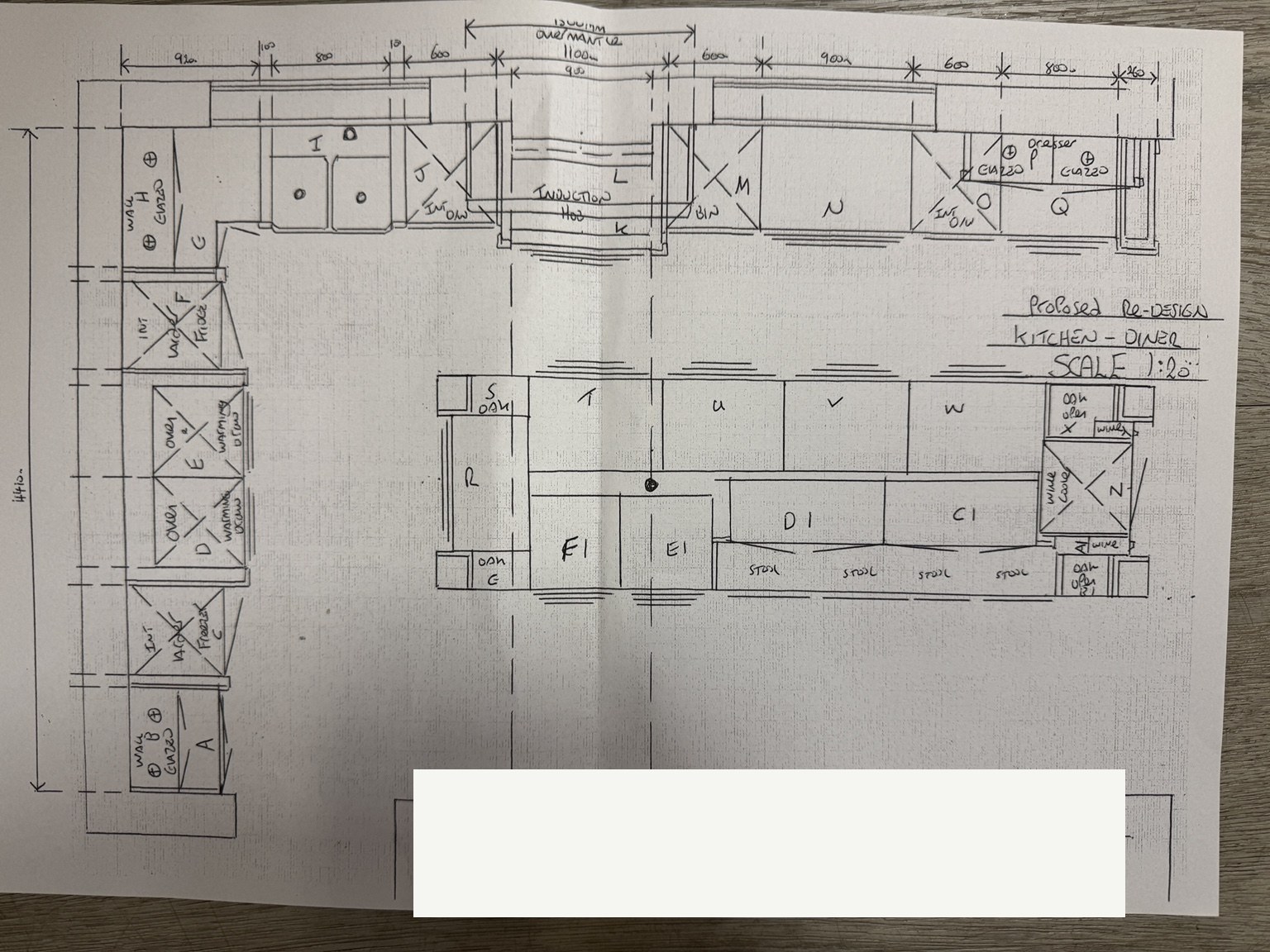 TFS hand-drawn working plan