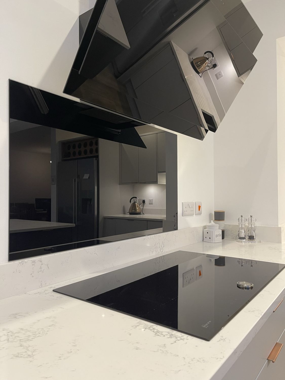 Contemporary Two-Tone Kitchen photo