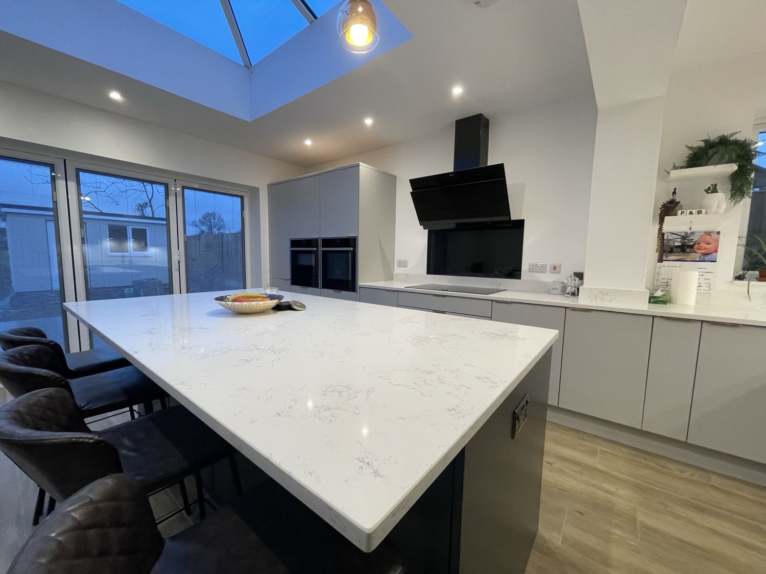 Contemporary Two-Tone Kitchen photo