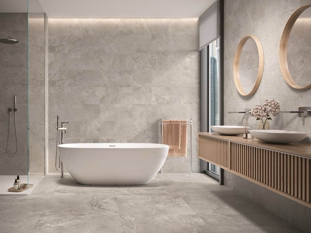 Dome porcelain tiles